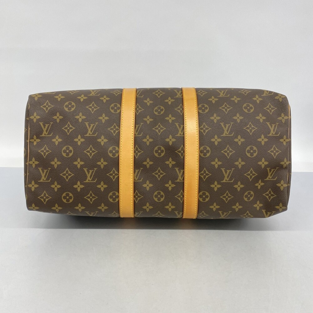 LOUIS VUITTON Authentic Brown Monogram Keepall 45 Boston Bag - Picture 3 of 10